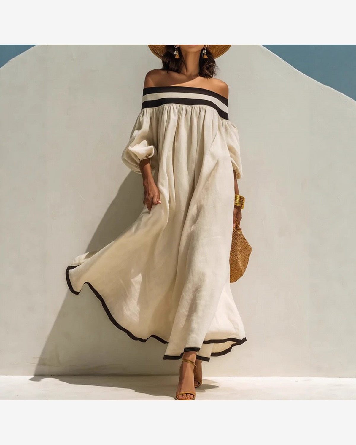 Vestido Costa Amalfi Lino & Algodón
